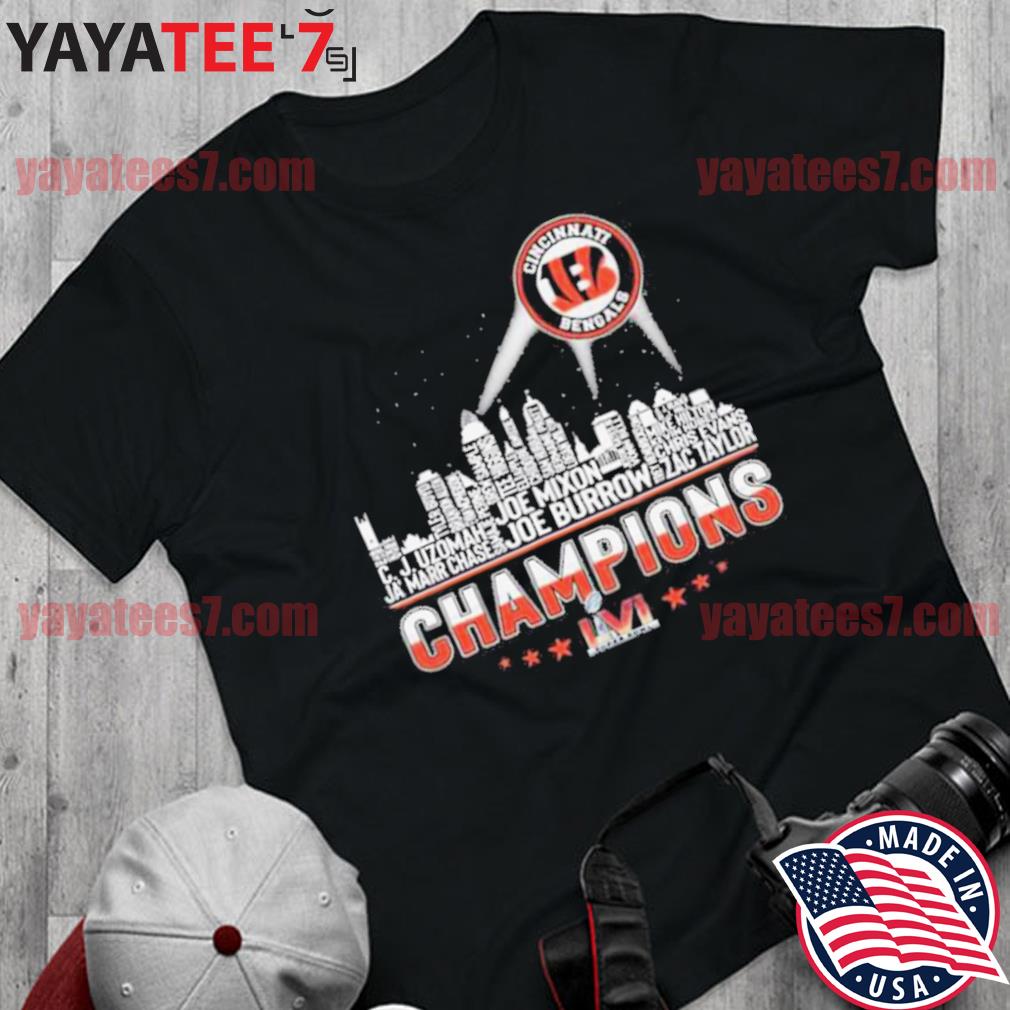 Joe Mixon Ja Marr Chase Joe Burrow Champions Shirt - Limotees