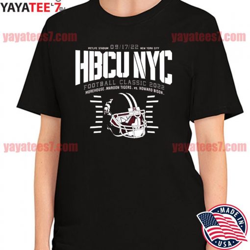 Morehouse College HBCU Football Classic 2022 Morehouse Maroon Tigers vs Howard Bison shirt