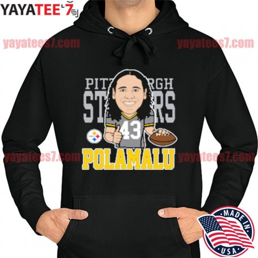 Chibi NFL Troy Polamalu Pittsburgh Steelers Mitchell Ness caricature  graphic shirt, hoodie, sweater, long sleeve and tank top