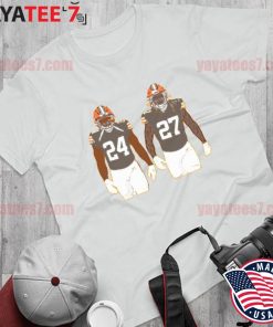 Nick Chubb And Kareem Hunt Cleveland Browns Football Shirt, hoodie, sweater  and long sleeve