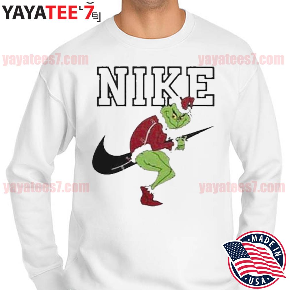 Santa Grinch Nike Christmas Sweatshirt, Christmas Gifts 2022 for