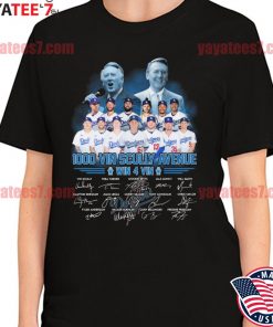 Los Angeles Dodgers win 4 Vin 1000 Vin Scully Avenue signature shirt,  hoodie, sweater, long sleeve and tank top