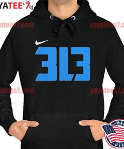 Ninja X Detroit Lions 313 Hoodie - TeeHex