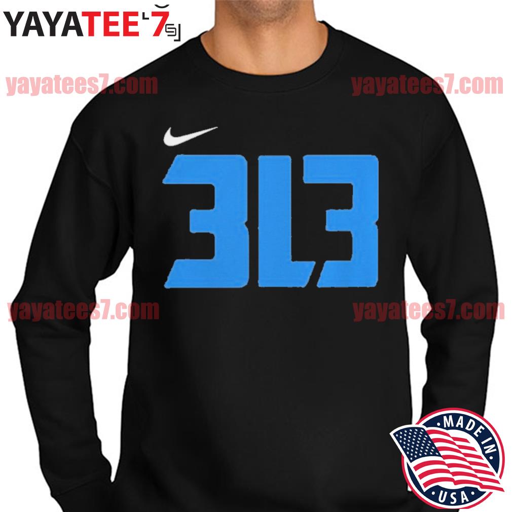 313 Hoodie 3L3 Detroit Lions shirt, hoodie, sweater, long sleeve and tank  top