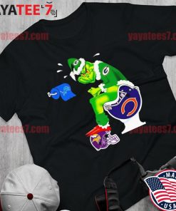 The Grinch Toilet Green Bay Packers Minnesota Vikings Chicago Bears Detroit  Lions shirt, hoodie, sweater, long sleeve and tank top