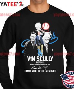 Official Los angeles Dodgers vin scully 1927 2022 T-shirt, hoodie