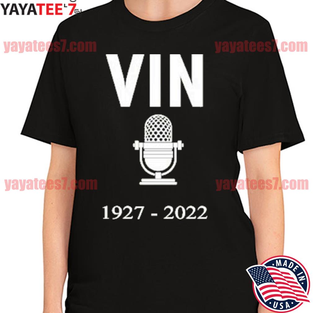 RIP Vin Scully MLB and Los Angeles Dodgers Broadcasting Legend Unisex T- Shirt - REVER LAVIE
