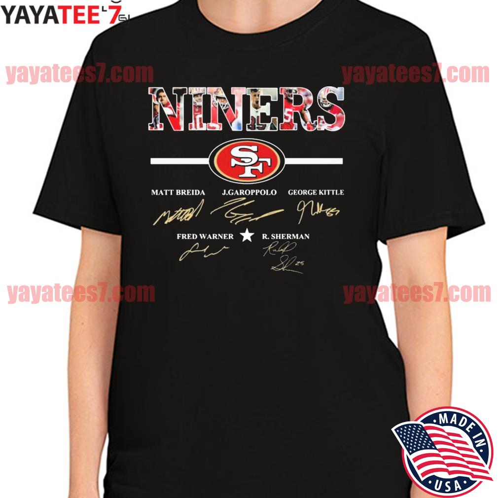 TIE DYE 49ers Kittle Text Pic T-Shirt