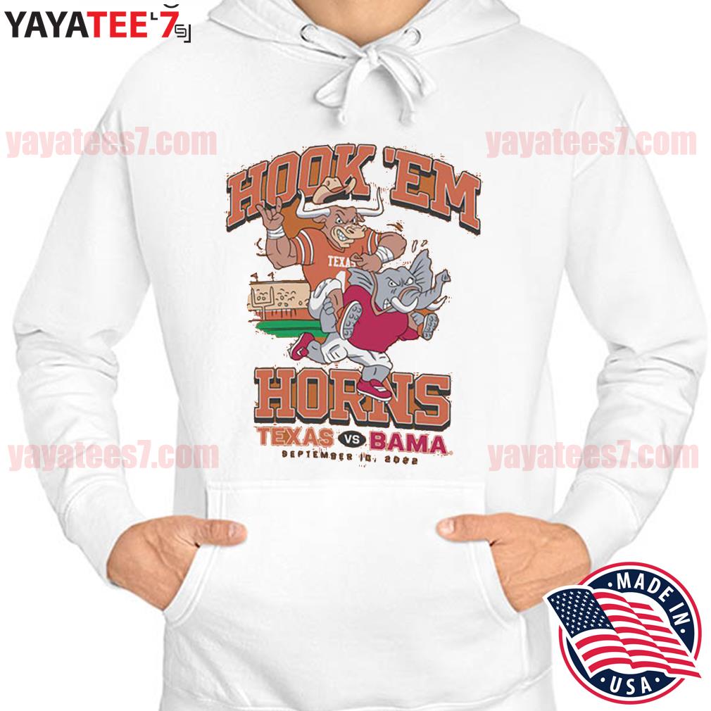 Texas Longhorns Vs Alabama Hook 'Em Horns shirt, hoodie, sweater, long  sleeve and tank top