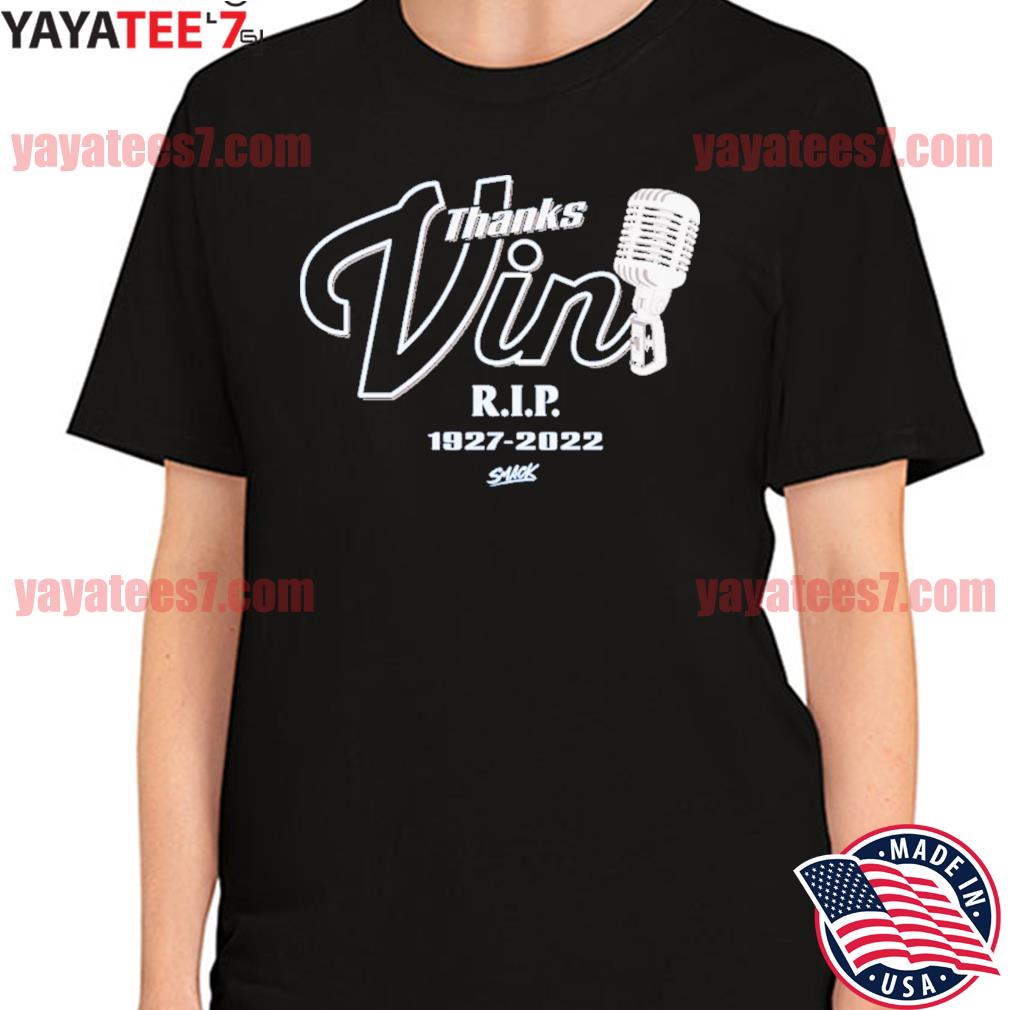 RIP Vin Scully Dodgers Microphone T-Shirt