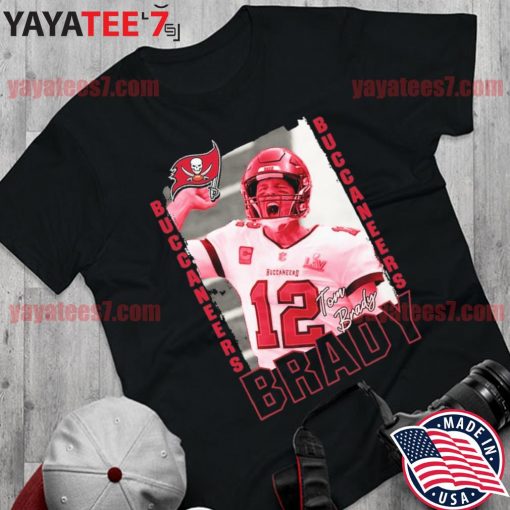 Tom Brady Tampa Bay Buccaneers Youth Play Action Graphic T-Shirt - Trend T  Shirt Store Online