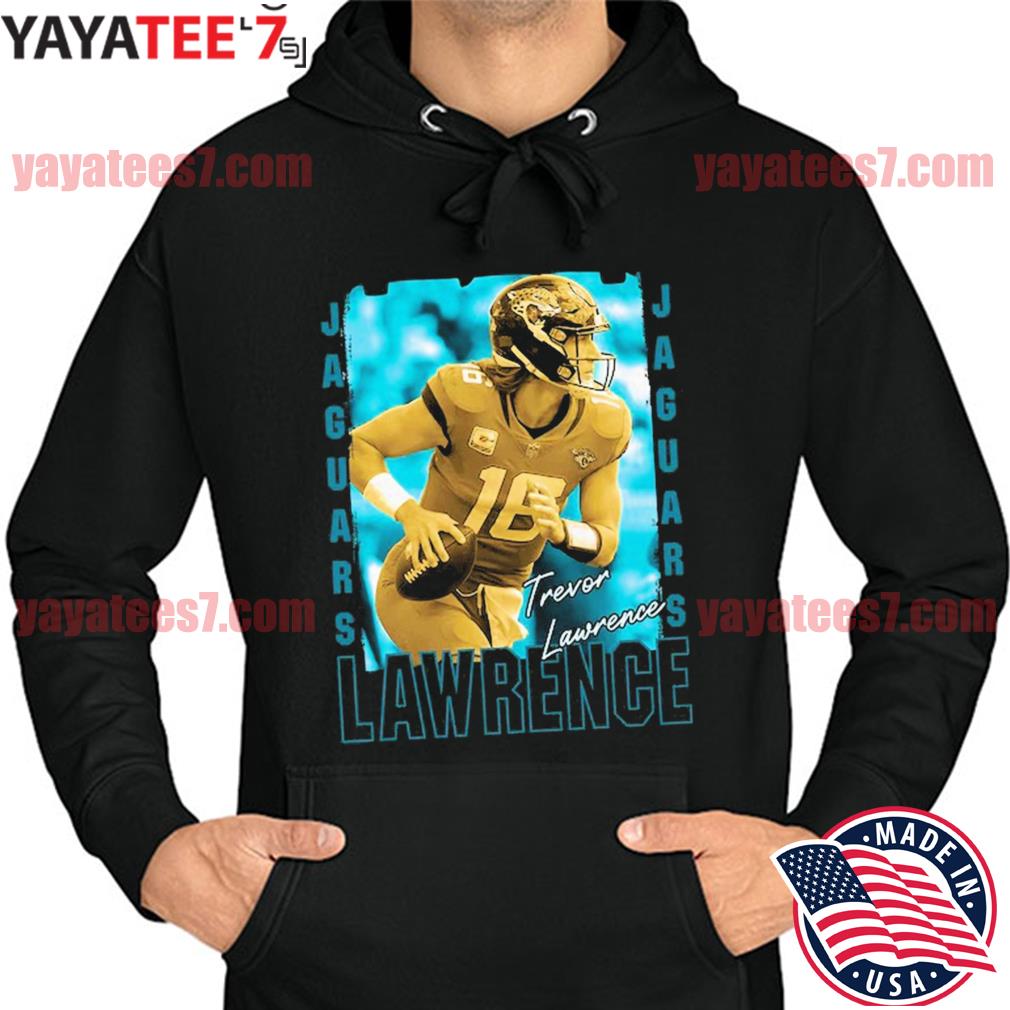 Youth Trevor Lawrence Black Jacksonville Jaguars Play Action Graphic T-Shirt