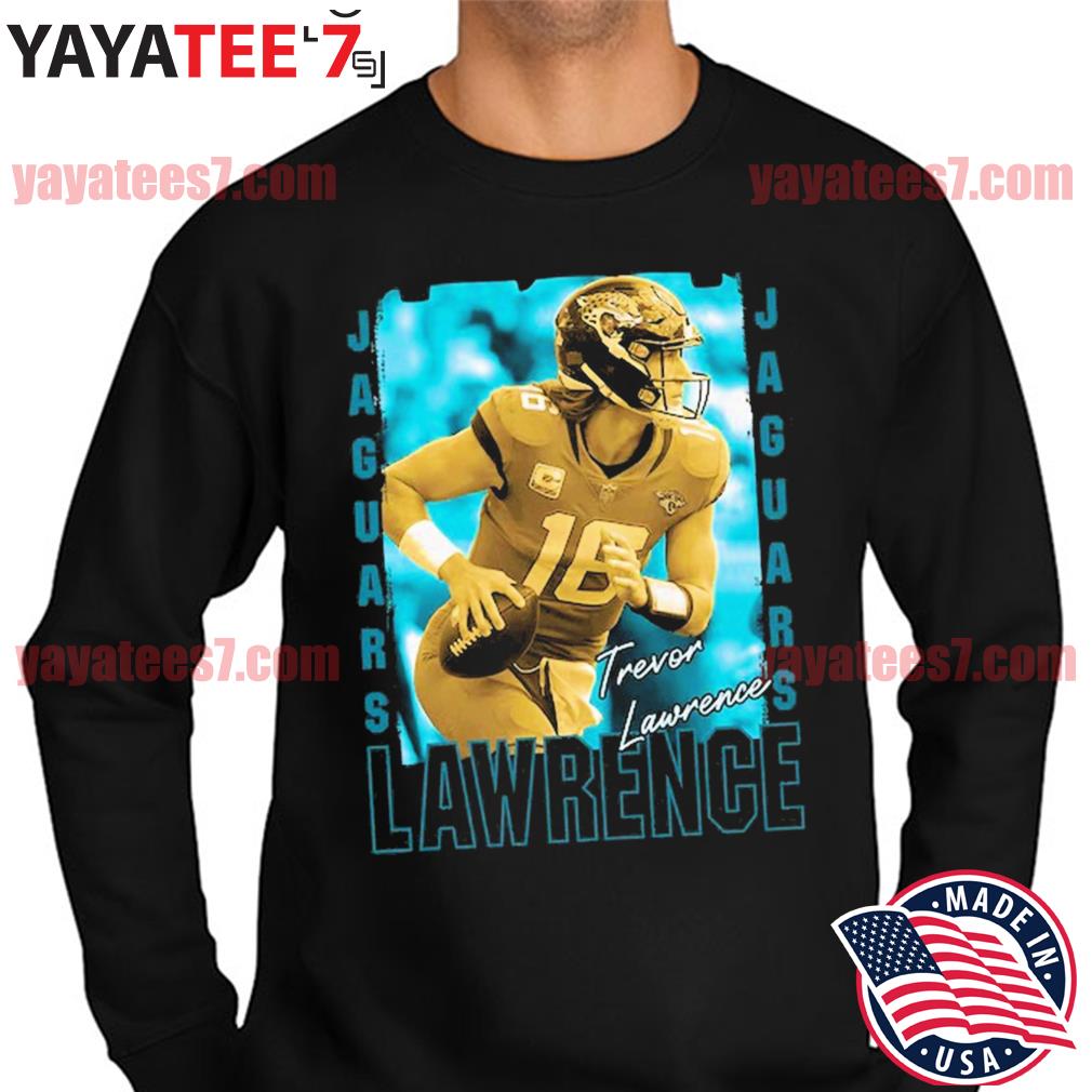 Trevor Lawrence Jacksonville Jaguars Youth Play Action Graphic T-Shirt -  Black