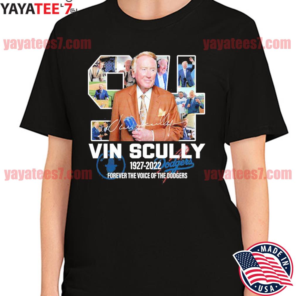 Vin Scully dies at 94 forever the voice of the Dodgers. Essential T-Shirt -  Guineashirt Premium ™ LLC