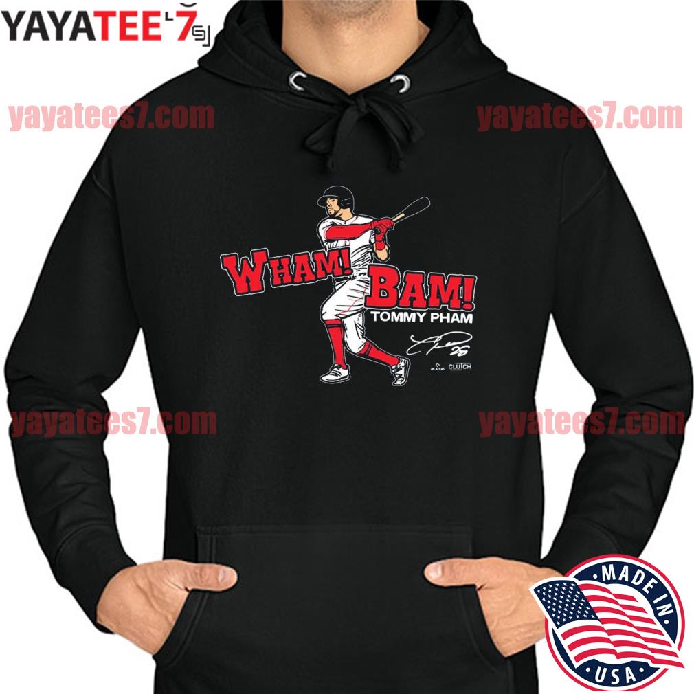 Wham Bam Tommy Pham Boston signature shirt, hoodie, sweater, long