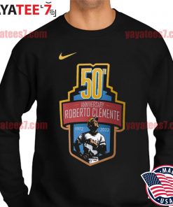 ROBERTO CLEMENTE SHIRT NIKE XL PITTSBURGH PIRATES 50th ANNIVERSARY 1972  2022