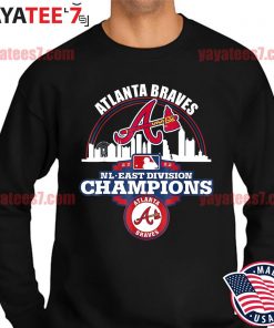 Atlanta Braves Skyline 2022 Nl East Division Champions Shirt - Bluecat