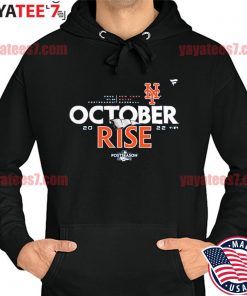 2022 awesome New York Mets 2022 october rise Postseason Locker Room T-Shirt Hoodie