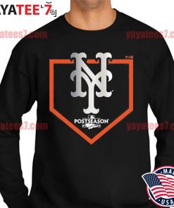 2022 awesome New York Mets Black 2022 Postseason Around the Horn T-Shirt Sweater
