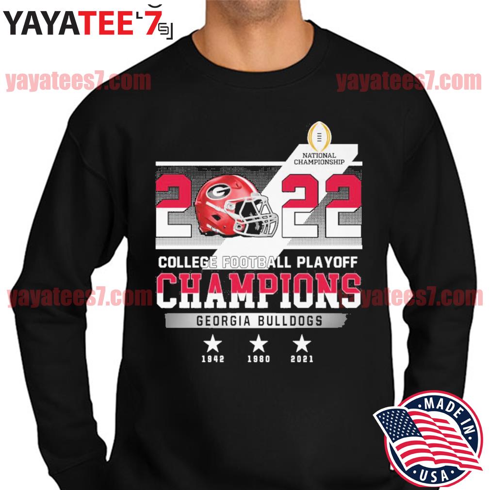 2022 College Football Playoff Champions Georgia Bulldogs 1942 2021 shirt,  hoodie, sweater, long sleeve and tank top