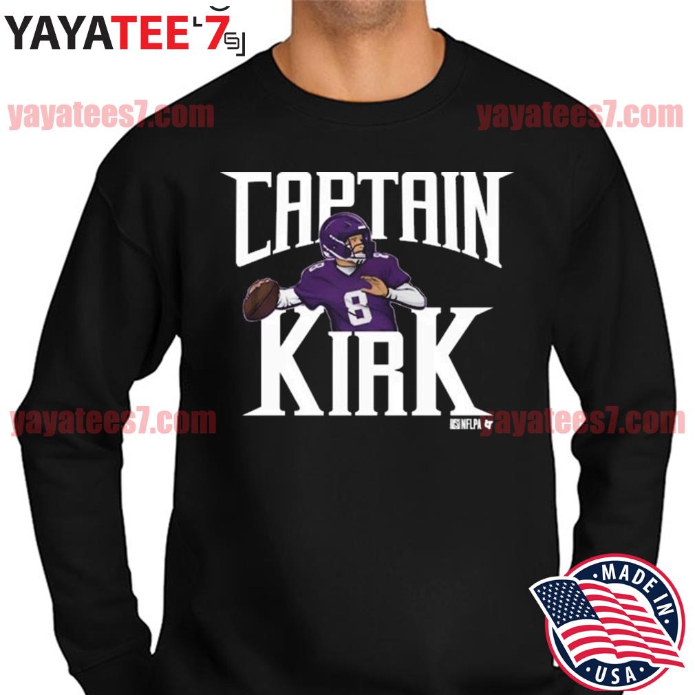 2022 Kirk Cousins Captain Kirk shirt, hoodie, sweater, long sleeve and tank  top