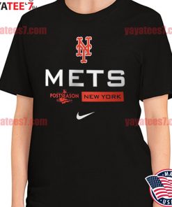 2022 official New York Mets Nike 2022 Postseason Authentic Collection Dugout T-Shirt