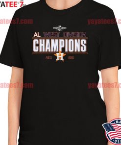 2022 Postseason Houston Astros Al West Division Champions shirt