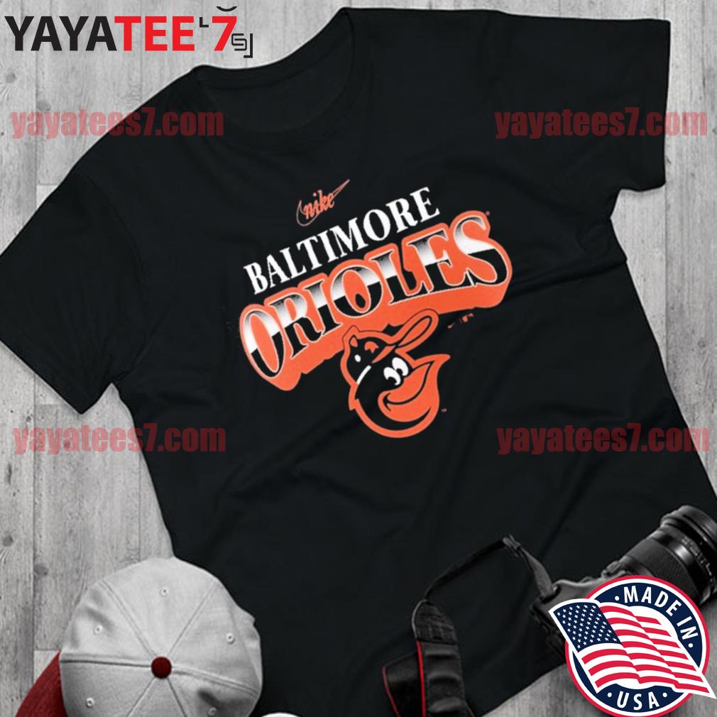 Nike Logo Baltimore Orioles Shirt - High-Quality Printed Brand