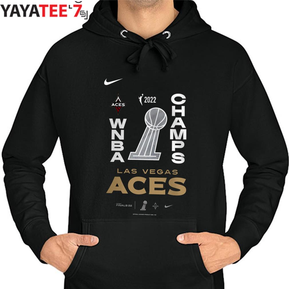 Youth Las Vegas Aces Nike Black 2022 WNBA Finals Champions Locker Room  T-Shirt