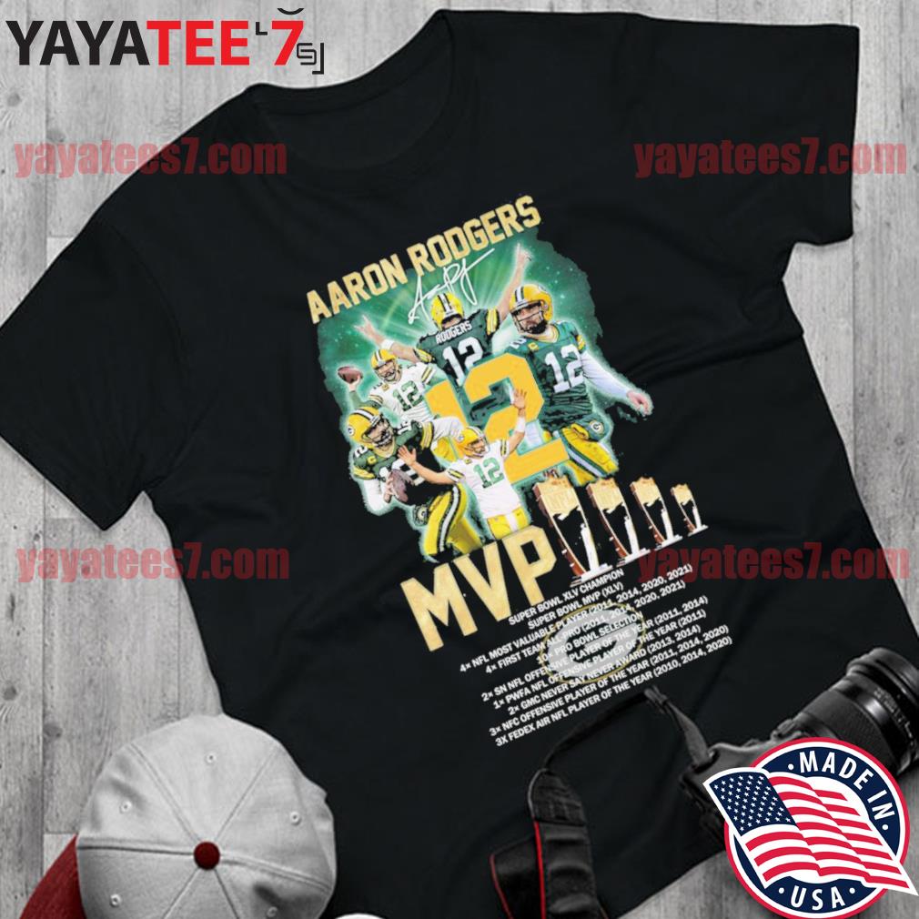 Aaron rodgers mvp outlet shirt