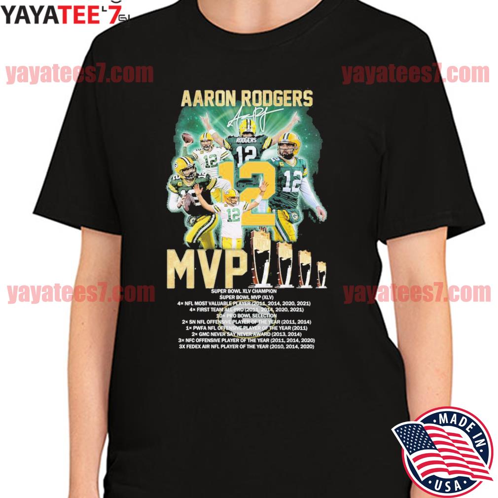 aaron rodgers mvp shirt