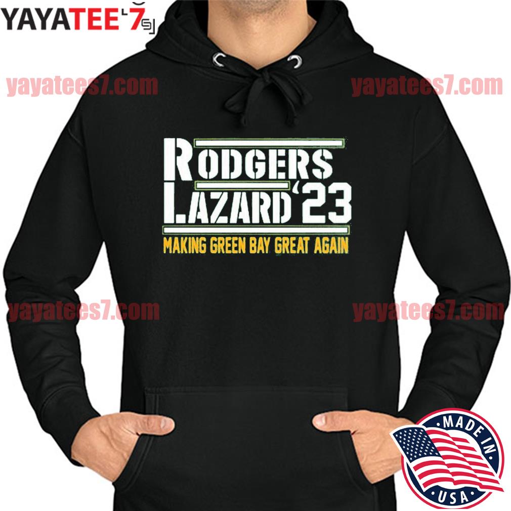 Official Rodgers Lazard '23 Make Green Bay Packers Great Again T-shirt,Sweater,  Hoodie, And Long Sleeved, Ladies, Tank Top