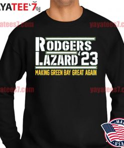 Official Rodgers Lazard '23 Make Green Bay Packers Great Again T-shirt,Sweater,  Hoodie, And Long Sleeved, Ladies, Tank Top