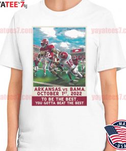 Alabama Crimson Tide vs. Arkansas Razorbacks Game Day 2022 T-Shirt