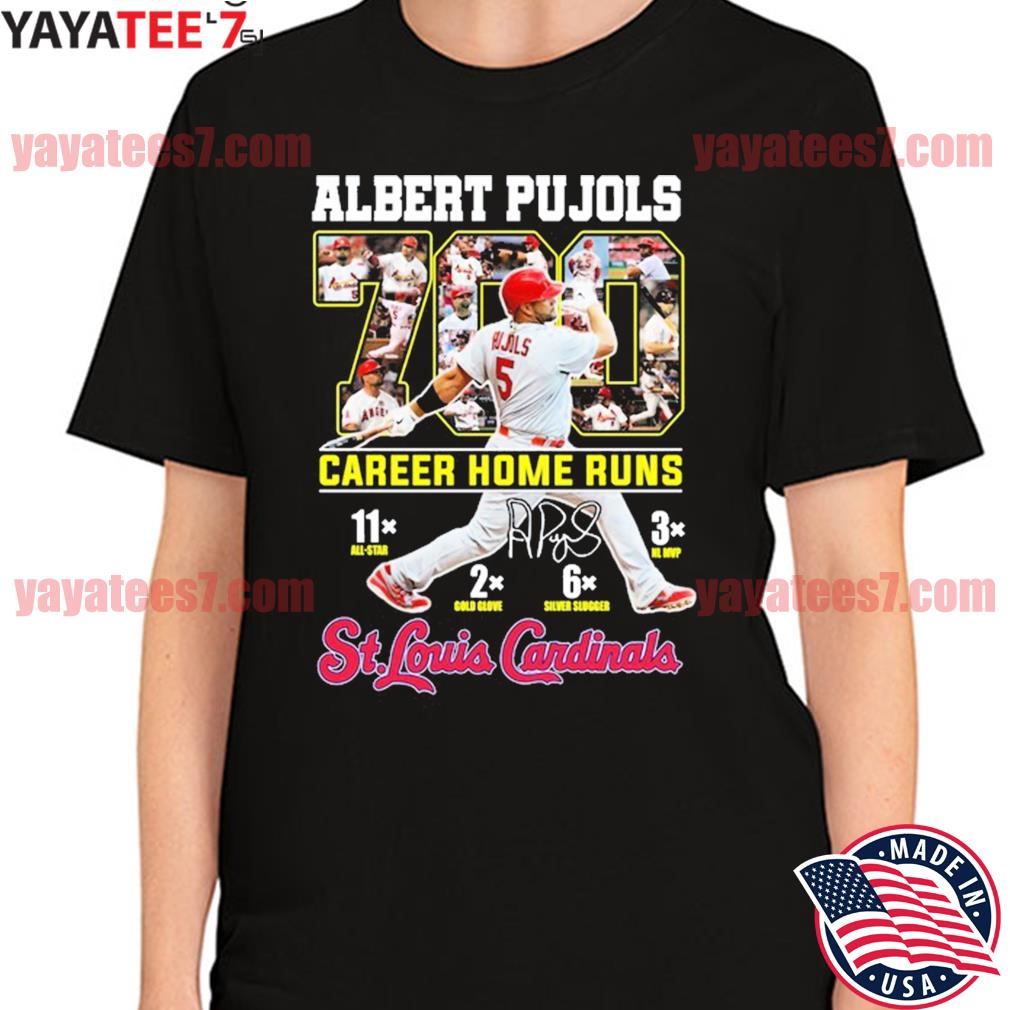 Albert Pujols 700 Career Home signature shirt, hoodie, sweater