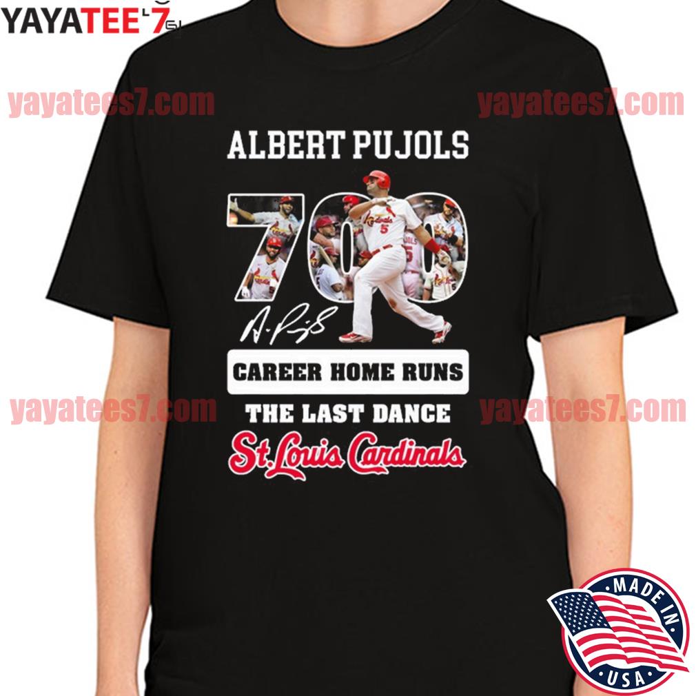 Albert Pujols 700 Career Home Runs shirt, hoodie, sweater, long