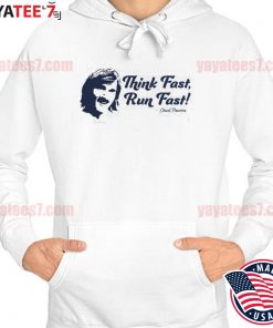 Awesome chad Powers run on Think Fast Run Fast s Hoodie