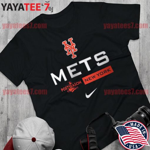 Awesome official 2022 Nike New York Mets Postseason Authentic Collection Dugout T-Shirt Shirt
