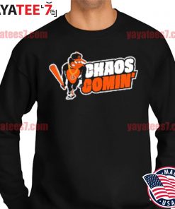 Baltimore Orioles Chaos Comin' logo Shirt, hoodie, sweater