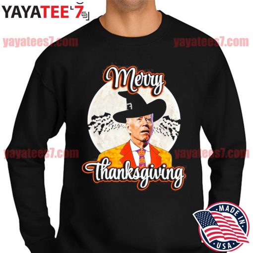 Biden Merry Thanksgiving, Biden 2022 Halloween vintage s Sweater