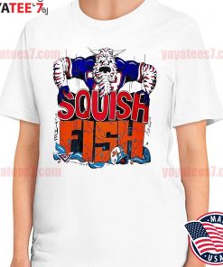 Vintage Buffalo Bills Squish The Fish Shirt 90s NFL Football Miami Dolphins  - High-Quality Printed Brand