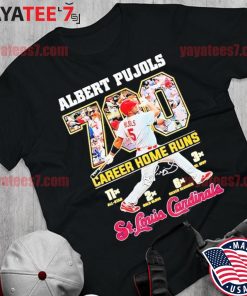 Cardinals Albert Pujols Shirt, Cardinals Albert Pujols 700 Career Home Runs  Signature T-Shirt, Albert Pujols 700 HR T-Shirt, hoodie, sweater, long  sleeve and tank top