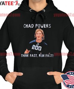 Chad Powers Eli Manning Penn State Think Fast Run Fast s Hoodie