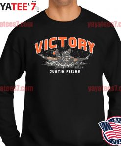 Justin Fields victory slide Chicago Bears shirt, hoodie, sweater, long  sleeve and tank top