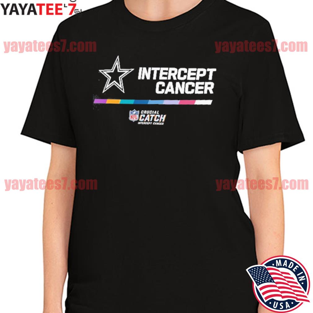 intercept cancer Dallas cowboys 2022 shirt, hoodie, sweater, long