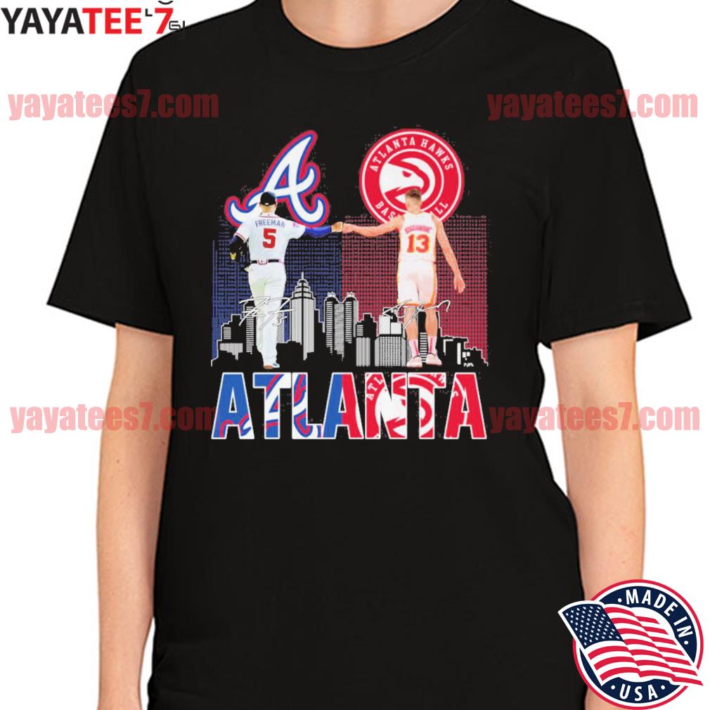 Freeman Atlanta Braves and Bogdan Bogdanović Atlanta Hawks Atlanta city  champions shirt, hoodie, sweater, long sleeve and tank top