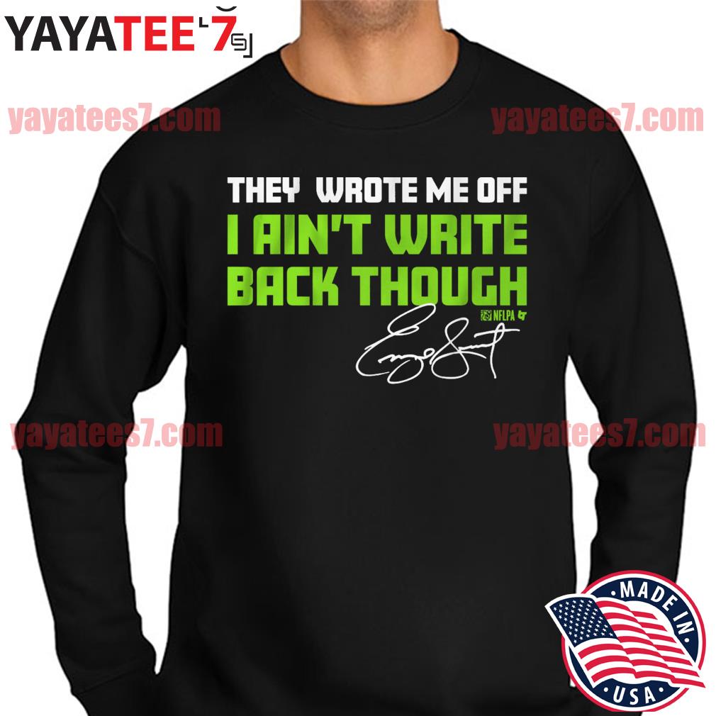 Seattle Seahawks Geno Smith I Ain't Write Back Though shirt, hoodie, sweater,  long sleeve and tank top