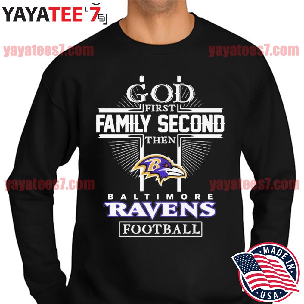 NFL Men’ S Long Sleeve Clamp Down T-Shirt – Baltimore Ravens