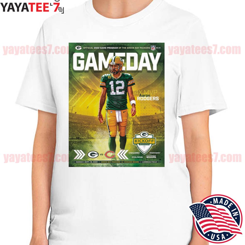 Green Bay Packers Game Day 4x MVP Aaron Rodgers Kickoff Weekend shirt,  hoodie, sweater, long sleeve and tank top