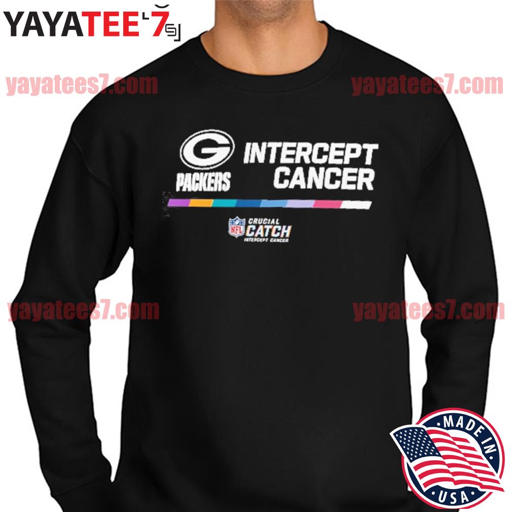 Green Bay Packers 2022 NFL Crucial Catch intercept cancer shirt